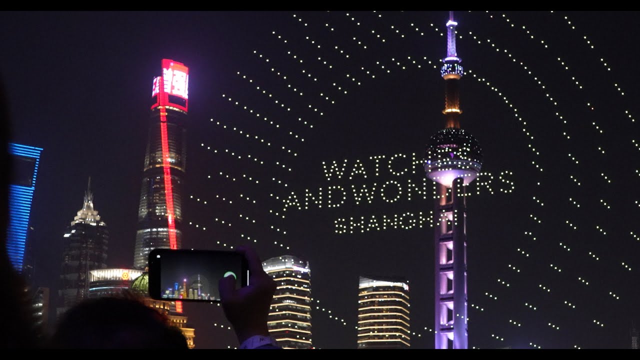 Chinese new year drone show